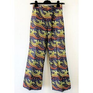 NWT Gucci Silk Wide-leg Pants Size 38